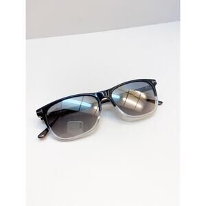 Authentic Tom Ford FT 0813 Caleb Black Ruthenium/smoke Gradient